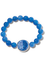 Brighton Brighton JF0019 Terra Blue Stretch Bracelet