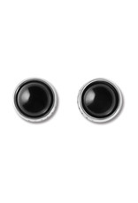 Brighton Brighton JA9300 Pebble Dot Onyx Cab Post Earrings Brighton Brighton JA9300 Pebble Dot Onyx Cab Post Earrings