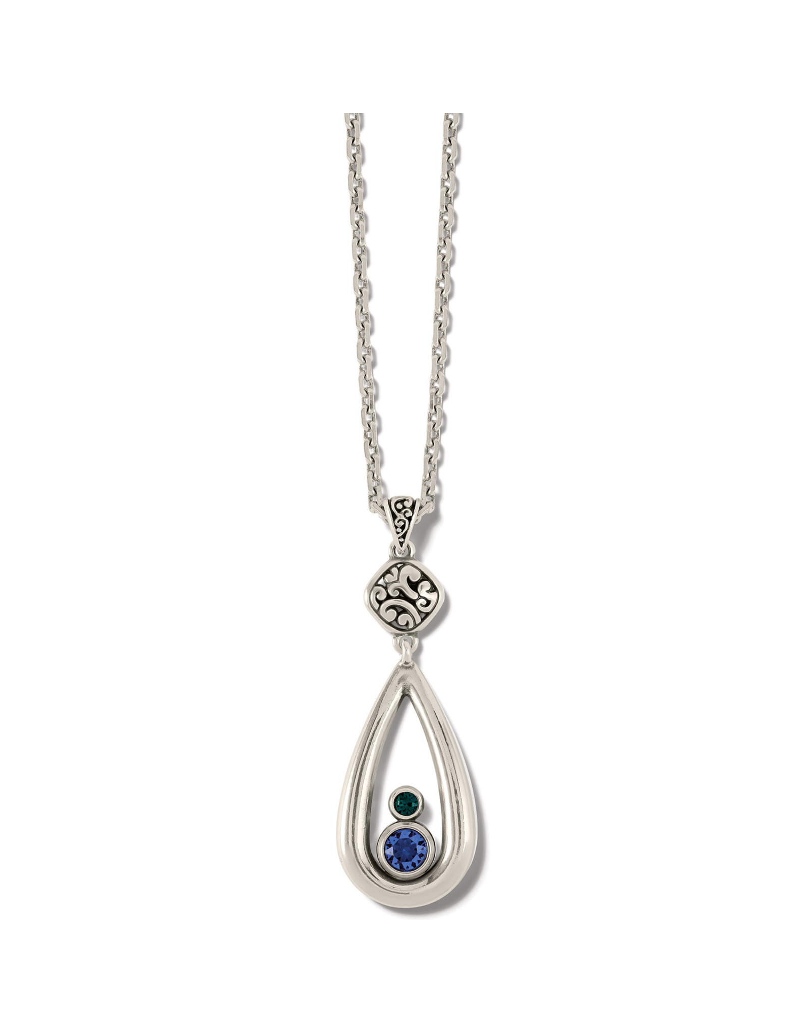 Brighton Brighton JM7348 Elora Gems Sapphire Teardrop Necklace
