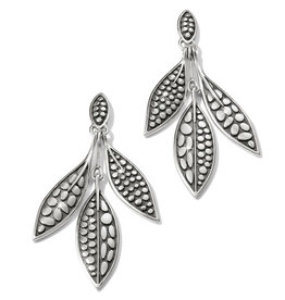 Brighton Brighton JA9280 Pebble Leaf Trio Post Drop Earrings