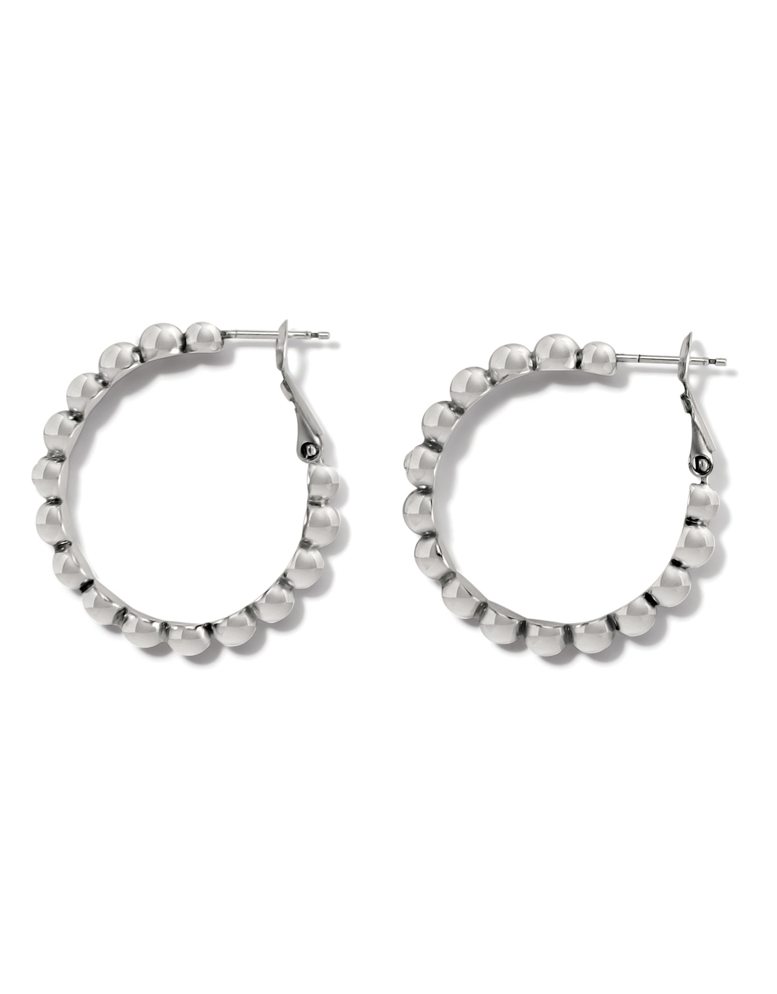 Brighton Brighton JA9355 Twinkle Granulation Medium Hoop Earrings