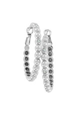 Brighton Brighton JA9356 Twinkle Granulation Large Hoop Earrings
