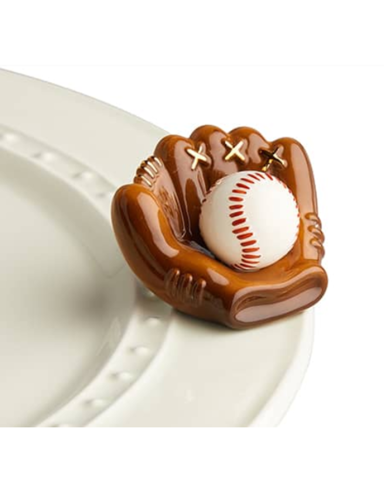 Nora Fleming Nora Fleming A217 Catch Some Fun Baseball Mitt Mini