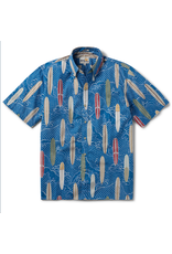 Reyn Spooner Reyn M561612523 Retro Boarding Classic Button Front Vallarta Blue