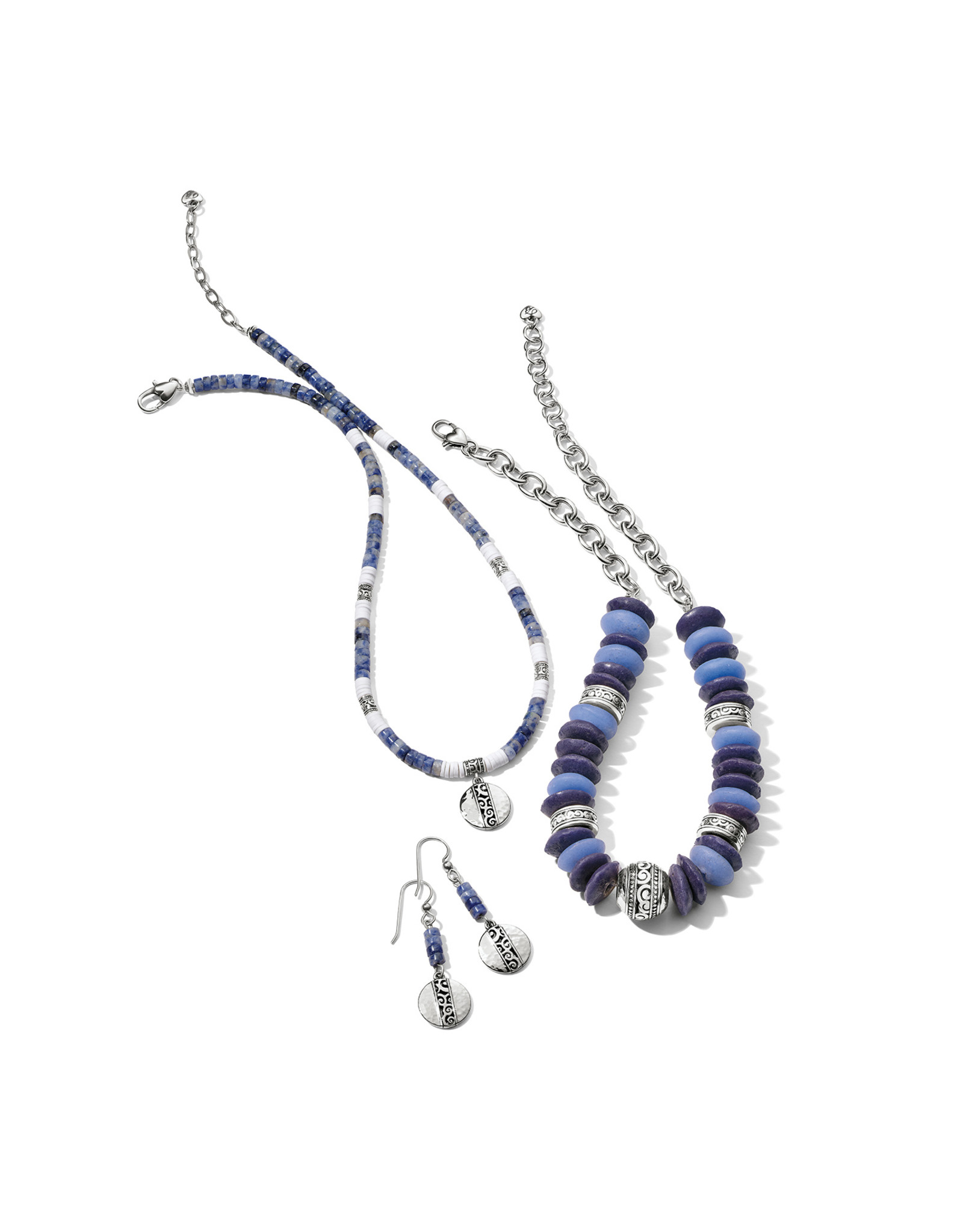 Brighton Brighton JA9348 Mingle Shores Beaded Disc French Wire Earrings