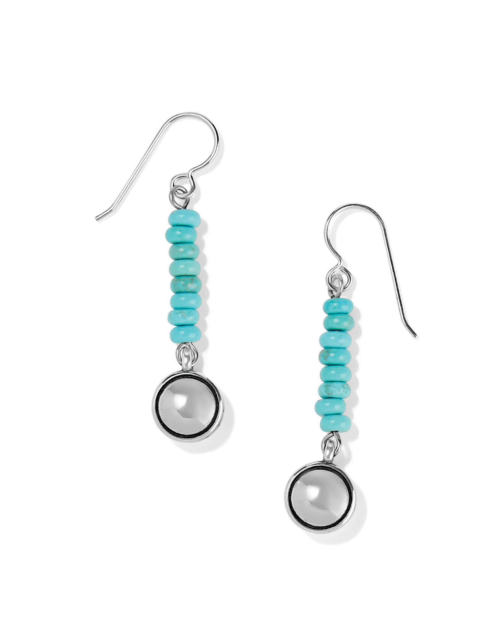 Brighton Brighton JA9353 Contempo Nuevo Azul Dome French Wire Earrings