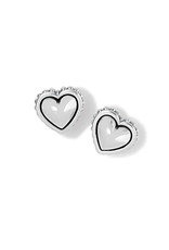 Brighton Brighton JA9872 Pretty Tough Petite Heart Post Earrings