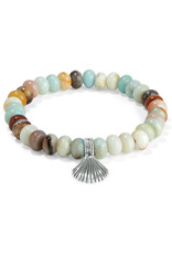 Brighton Brighton JF0066 Silver Bay Stretch Bracelet Brighton Brighton JF0066 Silver Bay Stretch Bracelet