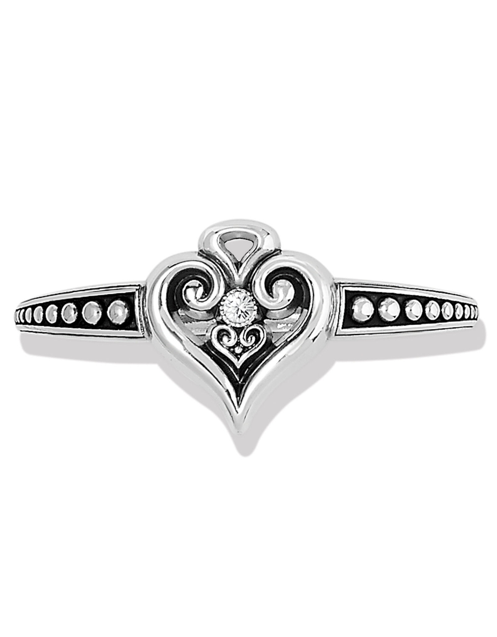 Brighton Brighton JF0077 Alcazar Heart Glint Hinged Bangle