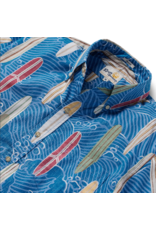 Reyn Spooner Reyn M561612523 Retro Boarding Classic Button Front Vallarta Blue