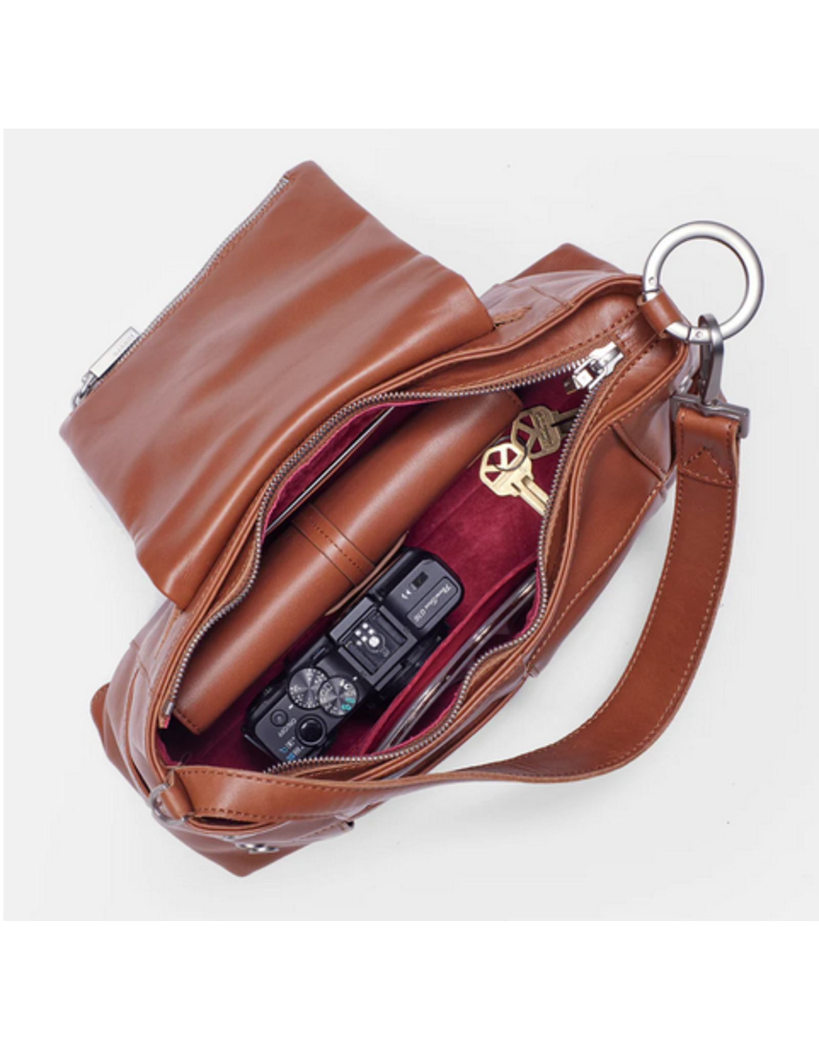 Hammitt Hammitt VIP Satchel Cafe Tan Brushed Silver 16890