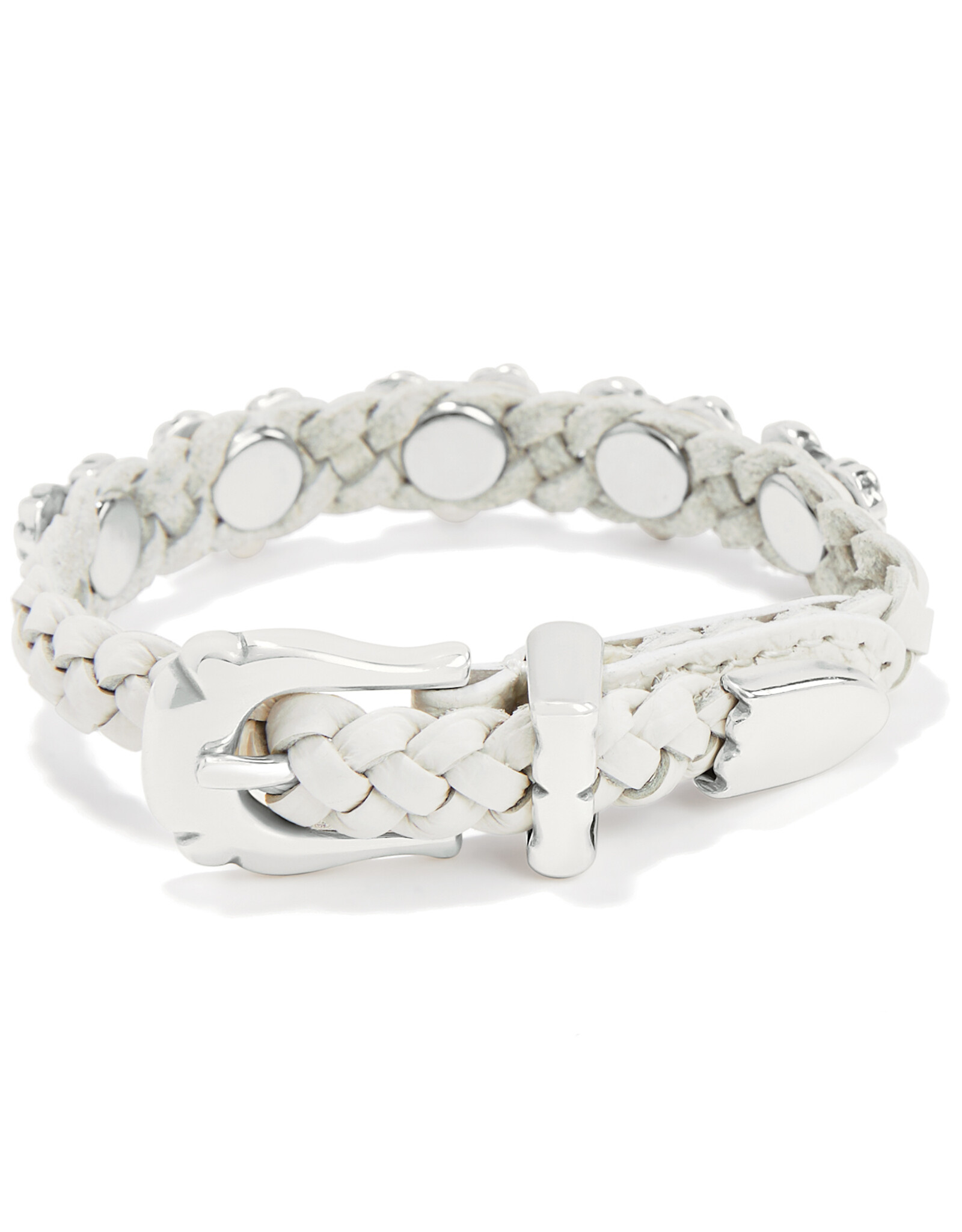 Brighton Brighton 07475J Roped  Heart Bandit Bracelet White