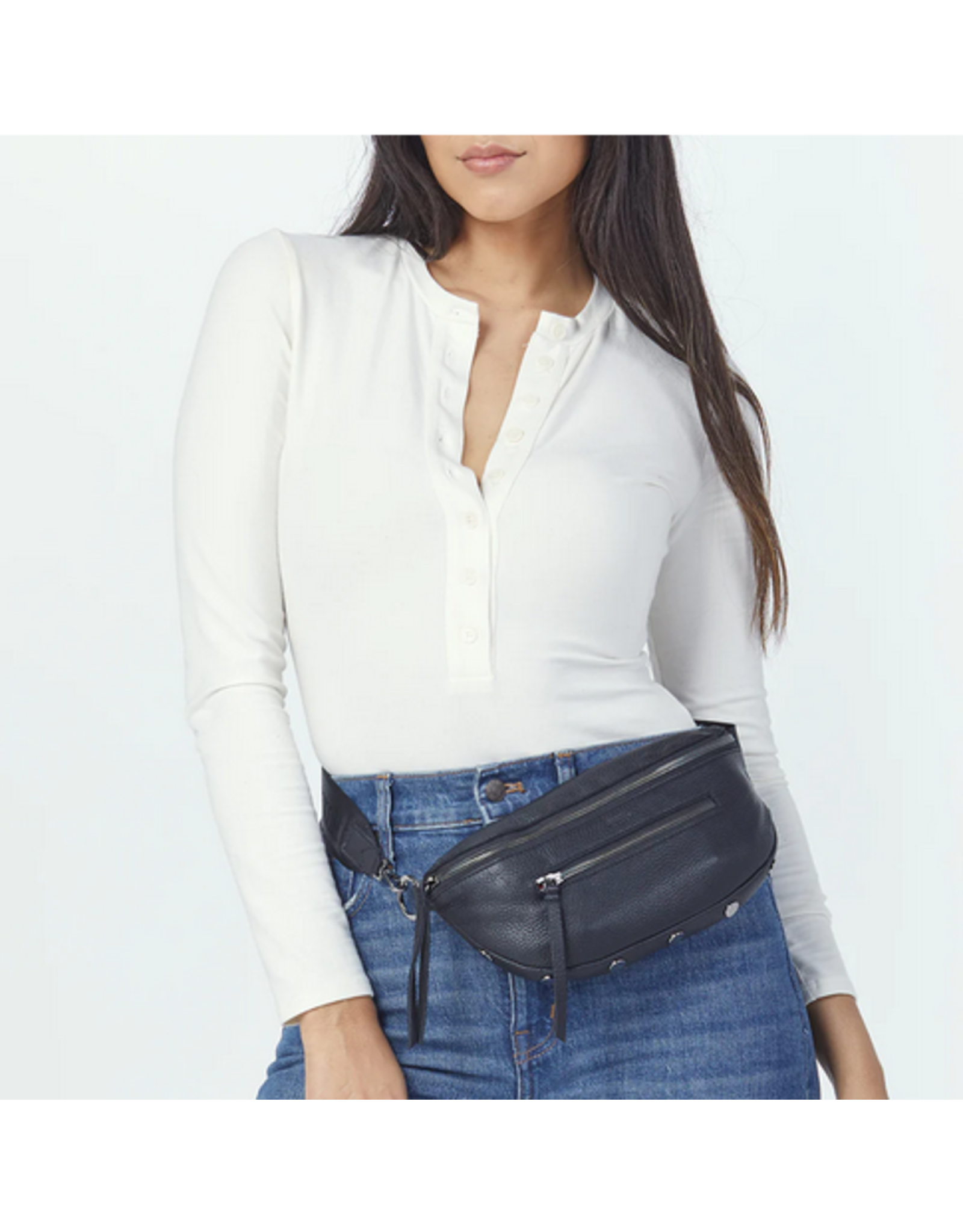 Hammitt Hammitt  Charles Crossbody Black Gunmetal 17330