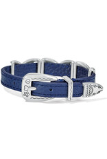Brighton Brighton 07903F Kriss Kross Etched Bandit Bracelet French Blue Brighton Brighton 07903F Kriss Kross Etched Bandit Bracelet French Blue