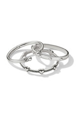 Brighton Brighton JF0067 Pretty Tough Bold Petite Heart Bangle