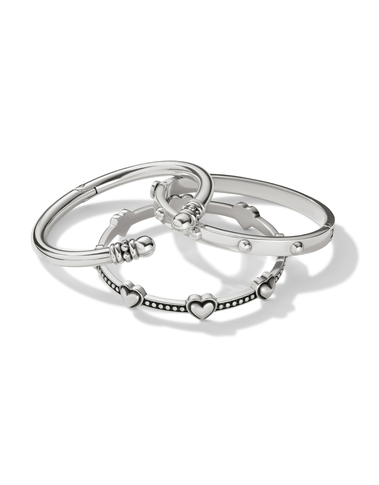 Brighton Brighton JF0067 Pretty Tough Bold Petite Heart Bangle