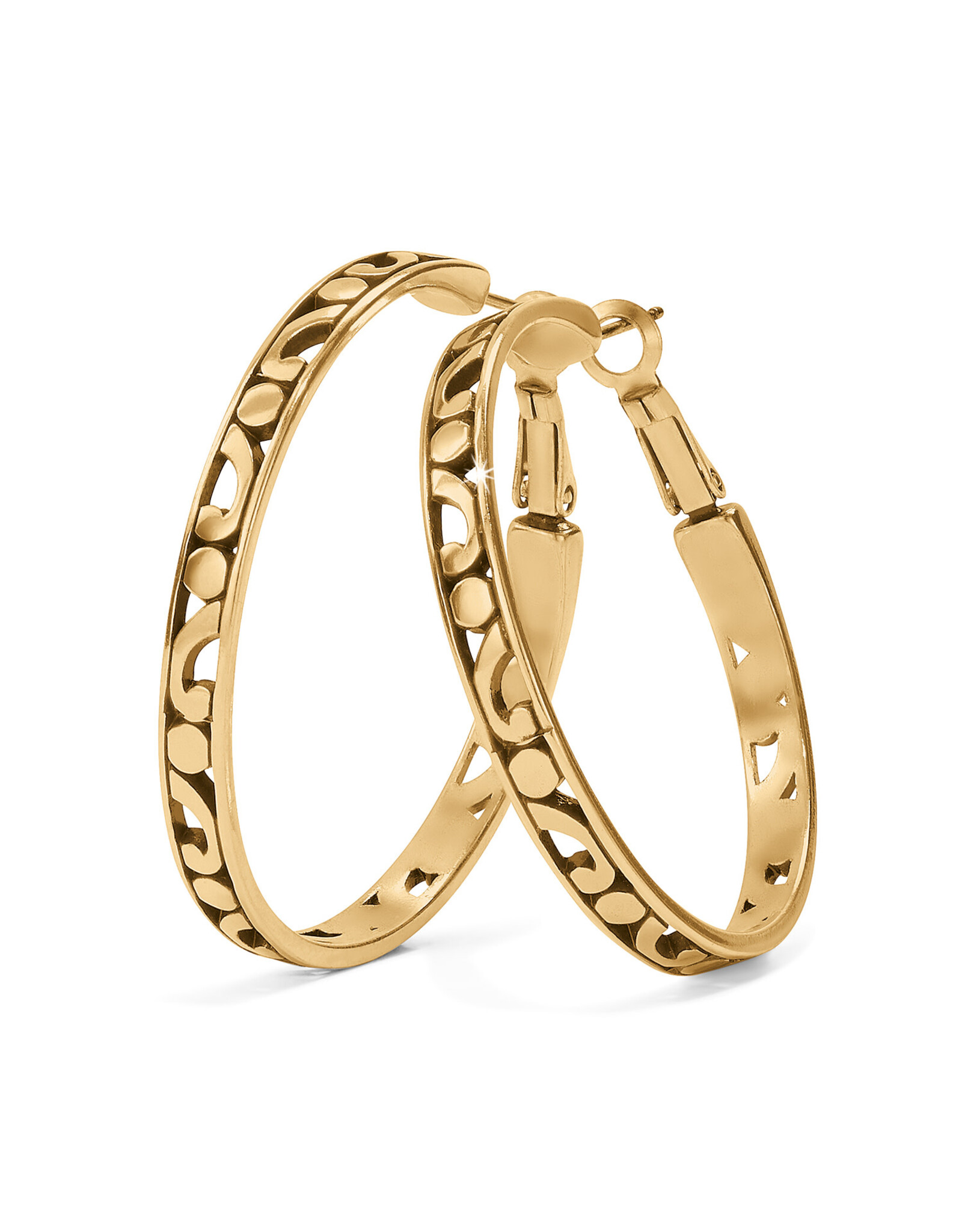 Brighton Brighton JA9907 Contempo Gold Large Hoop Earring