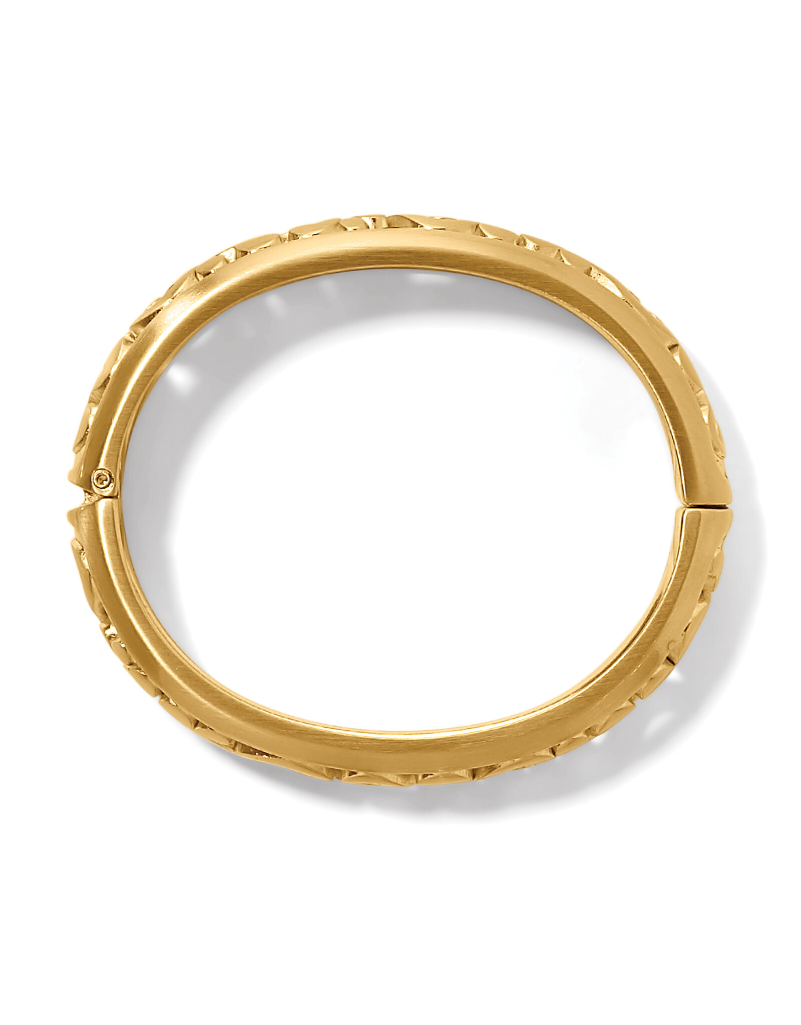 Brighton Brighton JF0114 Contempo Gold Medium Hinged Bracelet