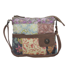 Myra Myra S-6390 Floral Patchwork Handbag