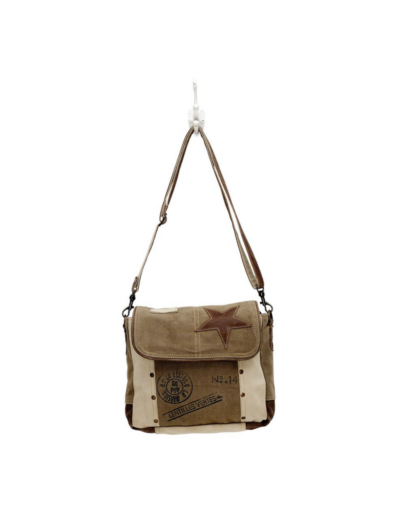 Myra Myra S-0896 Leather Star Shoulder Bag