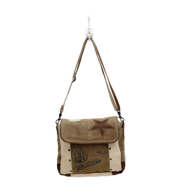 Myra Myra S-0896 Leather Star Shoulder Bag