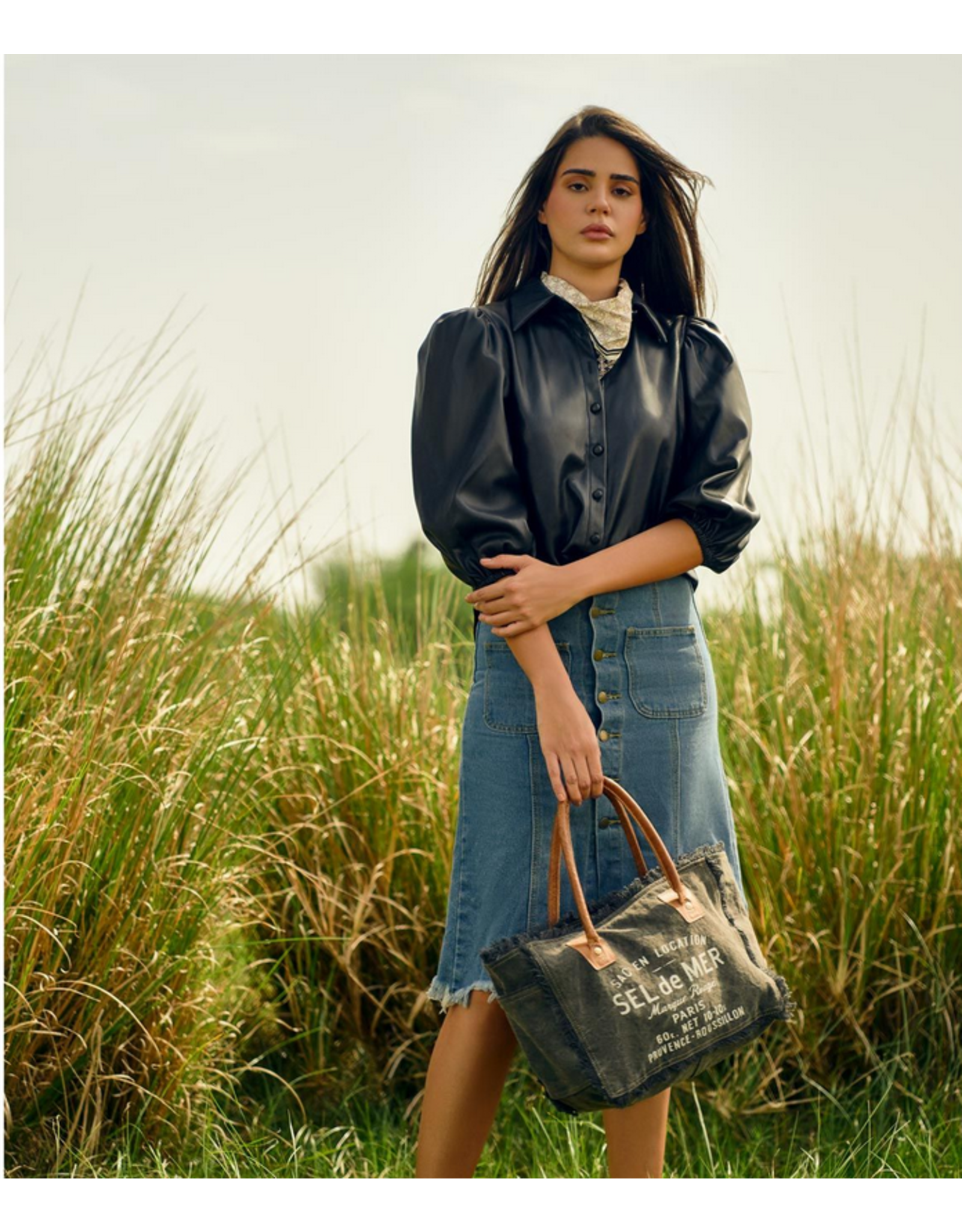 Myra Myra S-3945 Hazy Tones Small Crossbody Tote