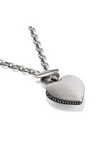 Brighton Brighton JM7441 Inner Circle Heart Silver Toggle Necklace