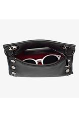 Hammitt Hammitt Tony Small Black Gunmetal Handbag 7025 Hammitt Hammitt Tony Small Black Gunmetal Handbag 7025