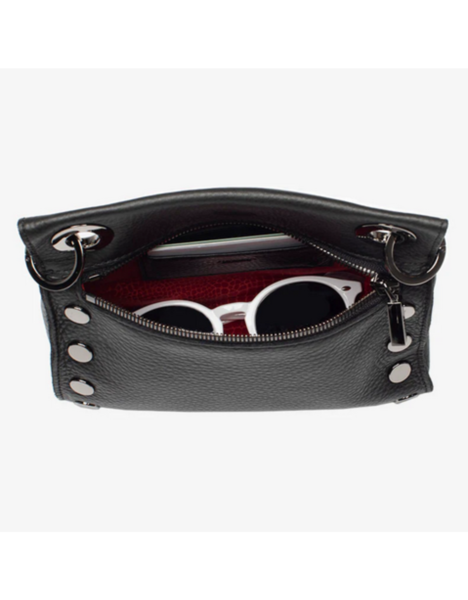 Hammitt Hammitt Tony Small Black Gunmetal Handbag 7025