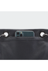 Hammitt Hammitt Tony Small Black Gunmetal Handbag 7025 Hammitt Hammitt Tony Small Black Gunmetal Handbag 7025