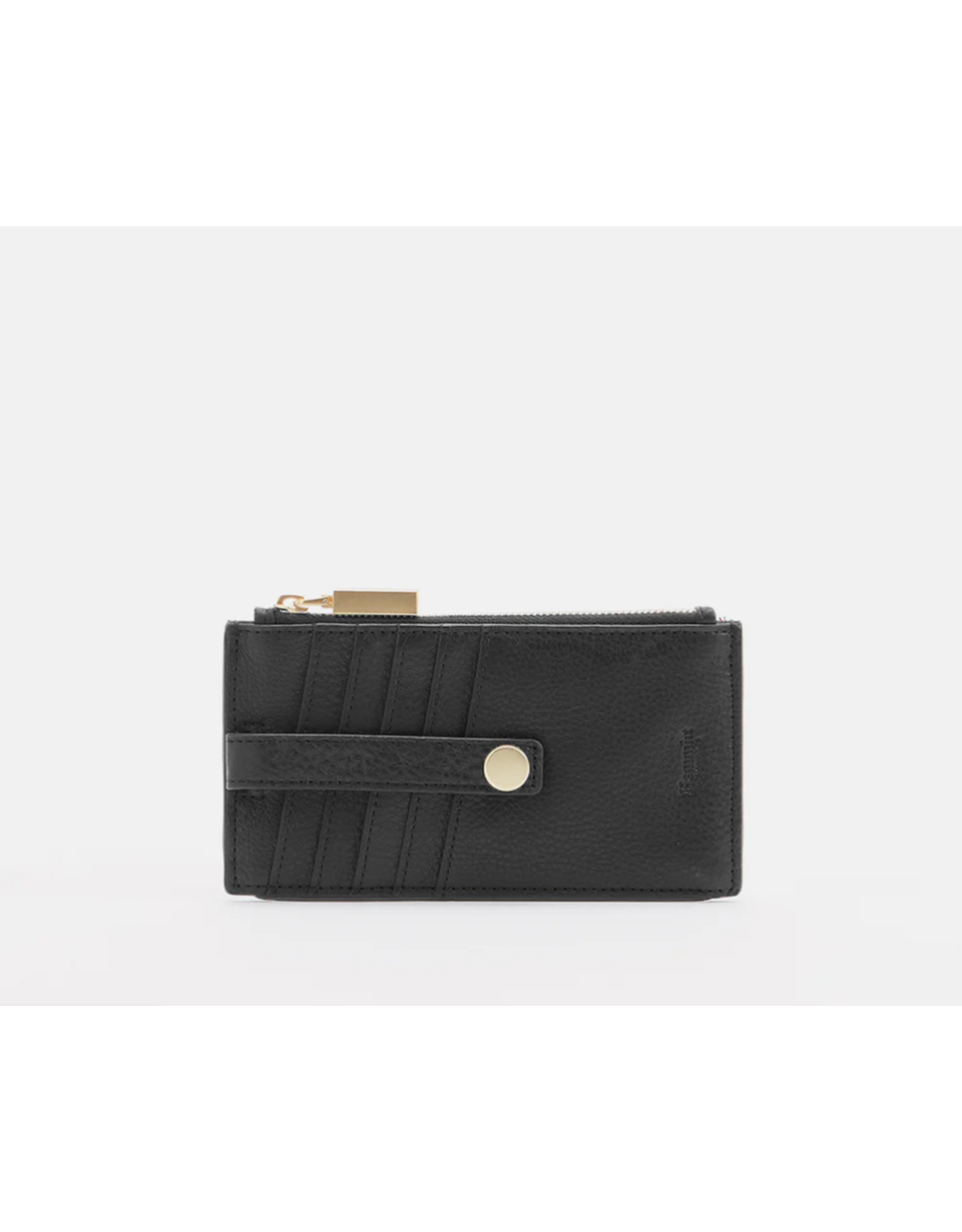 Hammitt Hammitt  210 West Black Brushed Gold Card Holder 11048