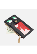 Hammitt Hammitt  210 West Black Brushed Gold Card Holder 11048