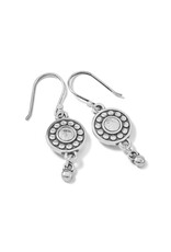 Brighton Brighton JA886C March Aquamarine Pebble Dot Medali Reversible French Wire Earrings