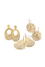 Brighton Brighton JE5685 Trillion Gold French Wire Earring