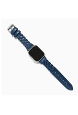 Brighton Brighton W2042D Sutton French Blue Braid Leather Apple Band Navy