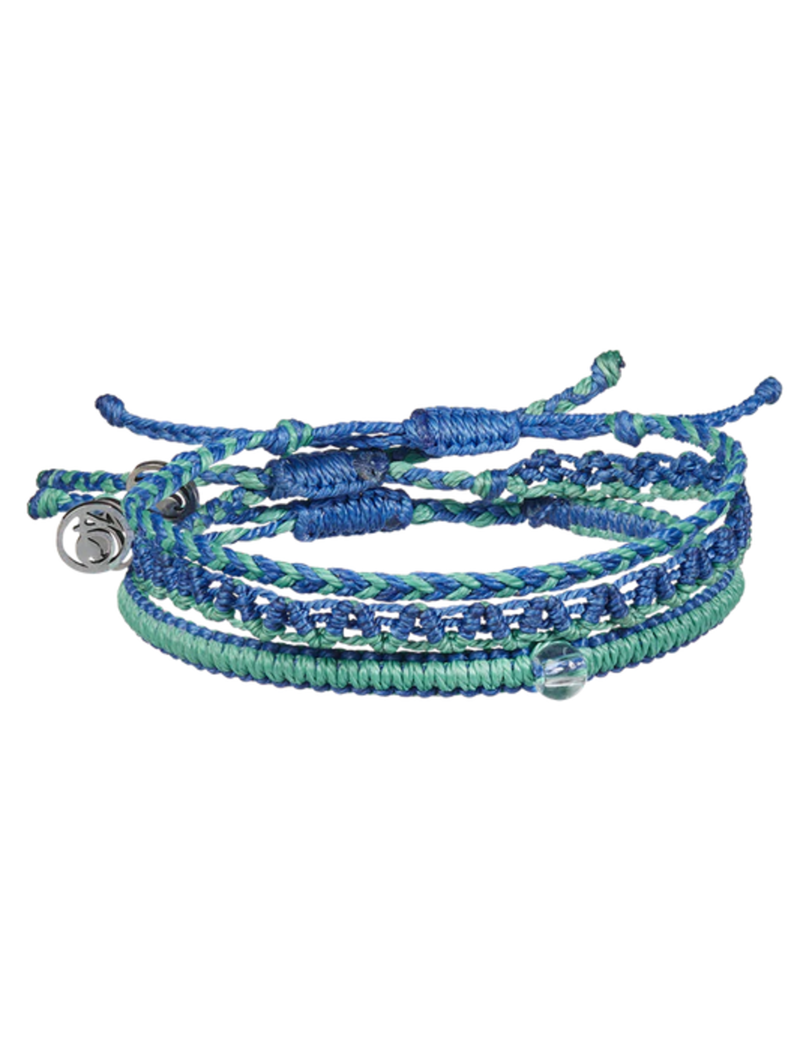 4Ocean 4Ocean 22216000 Earth Stack Blue & Earth Green Bracelet