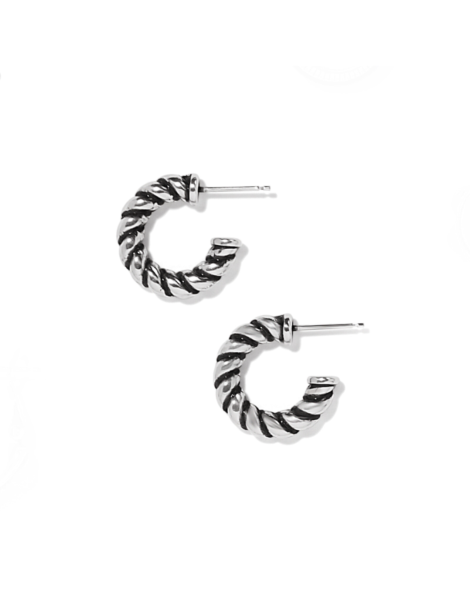 Brighton Brighton JA9891 Interlok Twist Small Post Hoop Earring