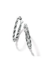 Brighton Brighton JA9893 Interlok Twist Oval Hoop Earring Brighton Brighton JA9893 Interlok Twist Oval Hoop Earring