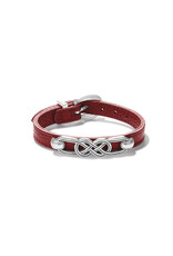 Brighton Brighton JF011C Interlok Braid Chili Pepper Leather Bracelet