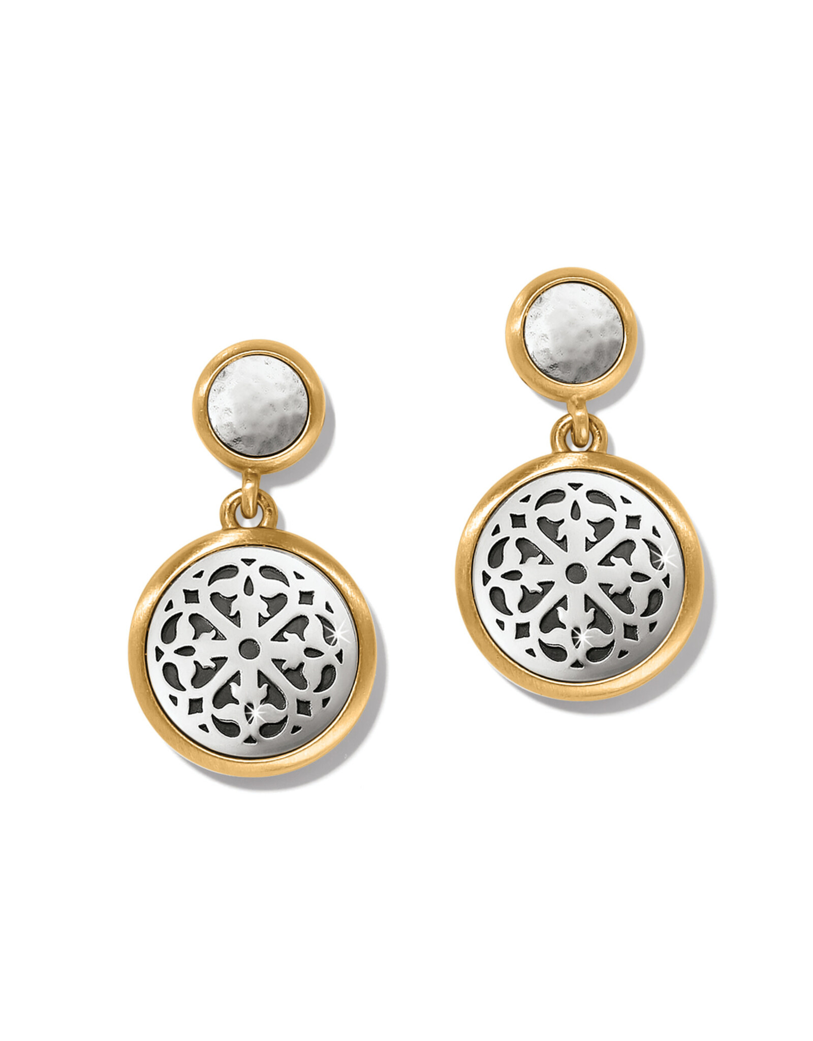 Brighton Brighton JA9910 Ferrara Two Tone Luce Post Drop Earring