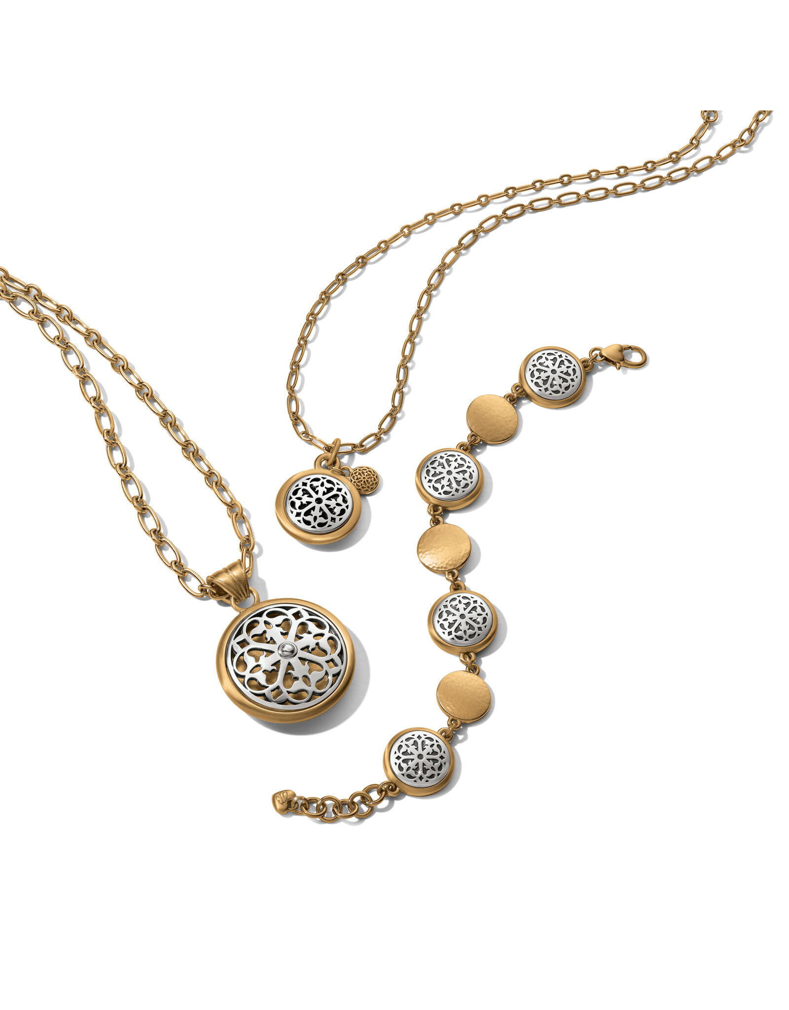 Brighton Brighton JF0117 Ferrara Two Tone Luce Link Bracelet