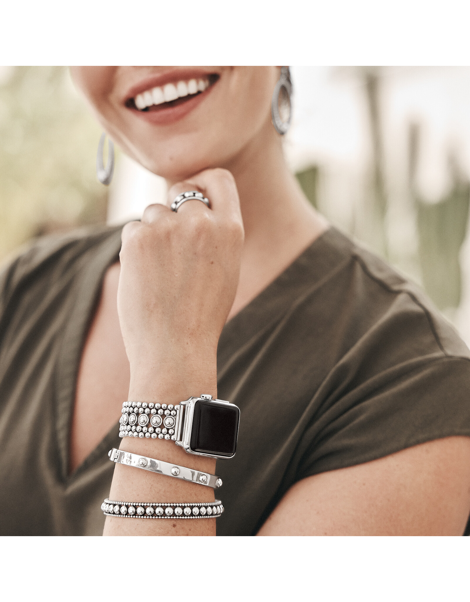 Brighton Brighton JF0101 Pretty Tough Pierced Bangle