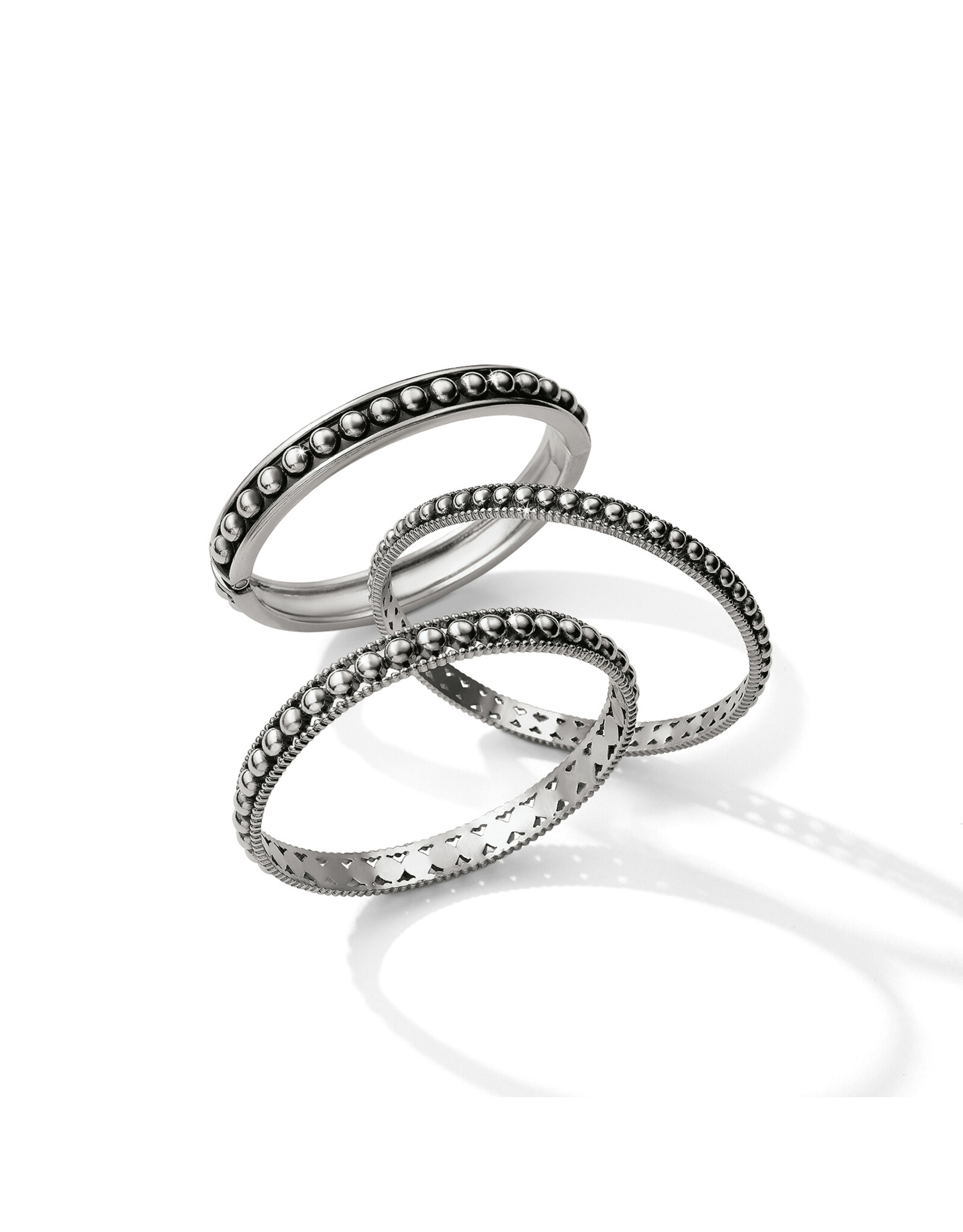 Brighton Brighton JF0103 Pretty Tough Pierced Slim Bangle
