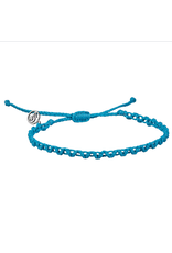 4Ocean 4Ocean 25229000 Water Collection Braided Anklet Turquoise