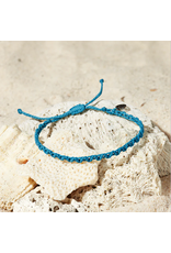 4Ocean 4Ocean 25229000 Water Collection Braided Anklet Turquoise