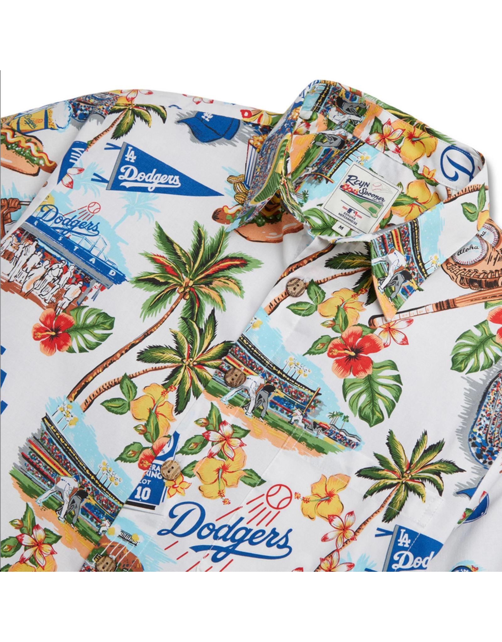 Reyn Spooner Reyn B552412122 LA Dodgers MLB22 Scenic Button Front Shirt