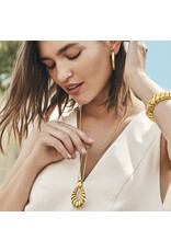 Brighton Brighton JM7445 Athena Gold Scalloped Convertible Necklace