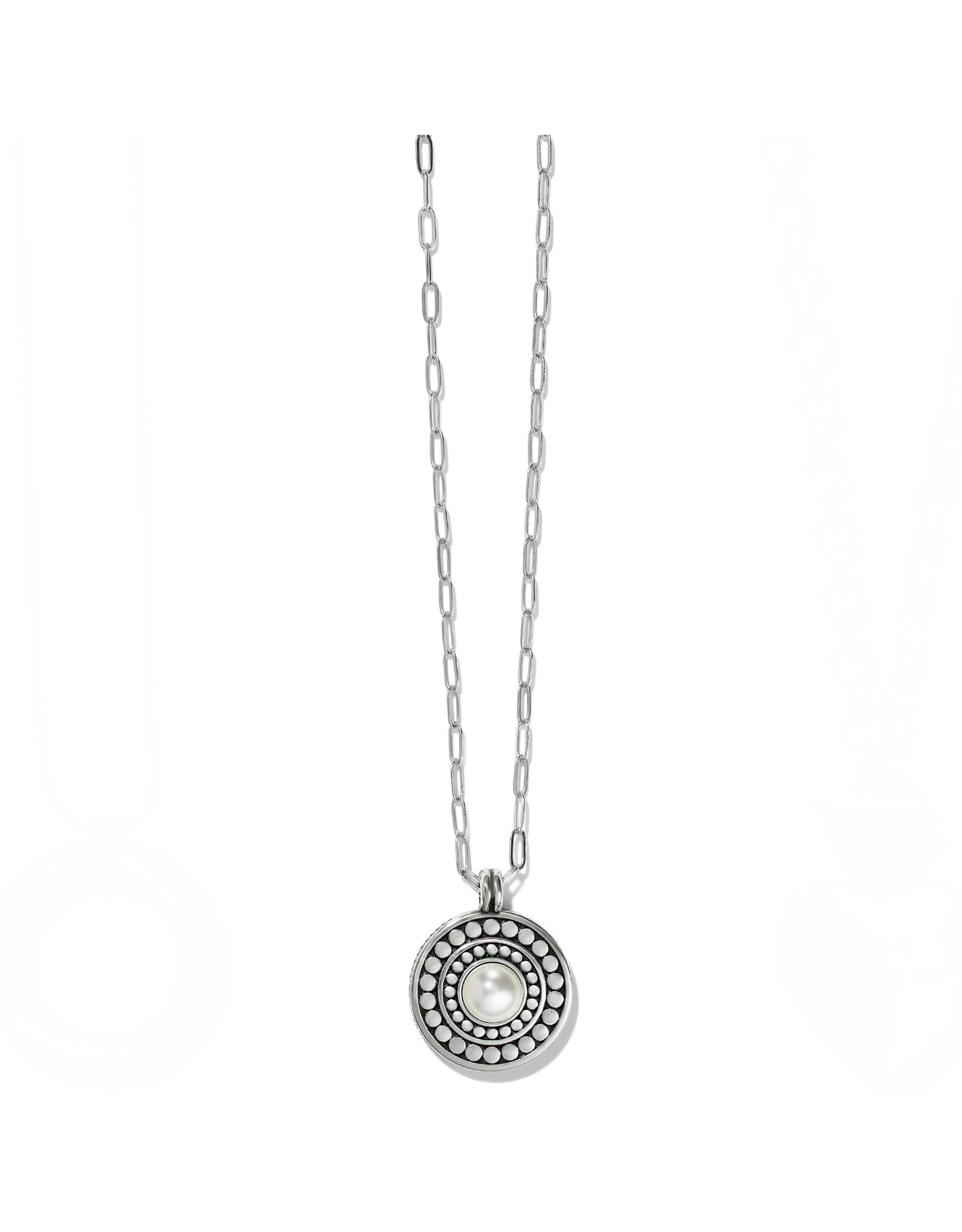 Brighton Brighton JM7424 Pebble Dot Medali Pearl Reversible Necklace
