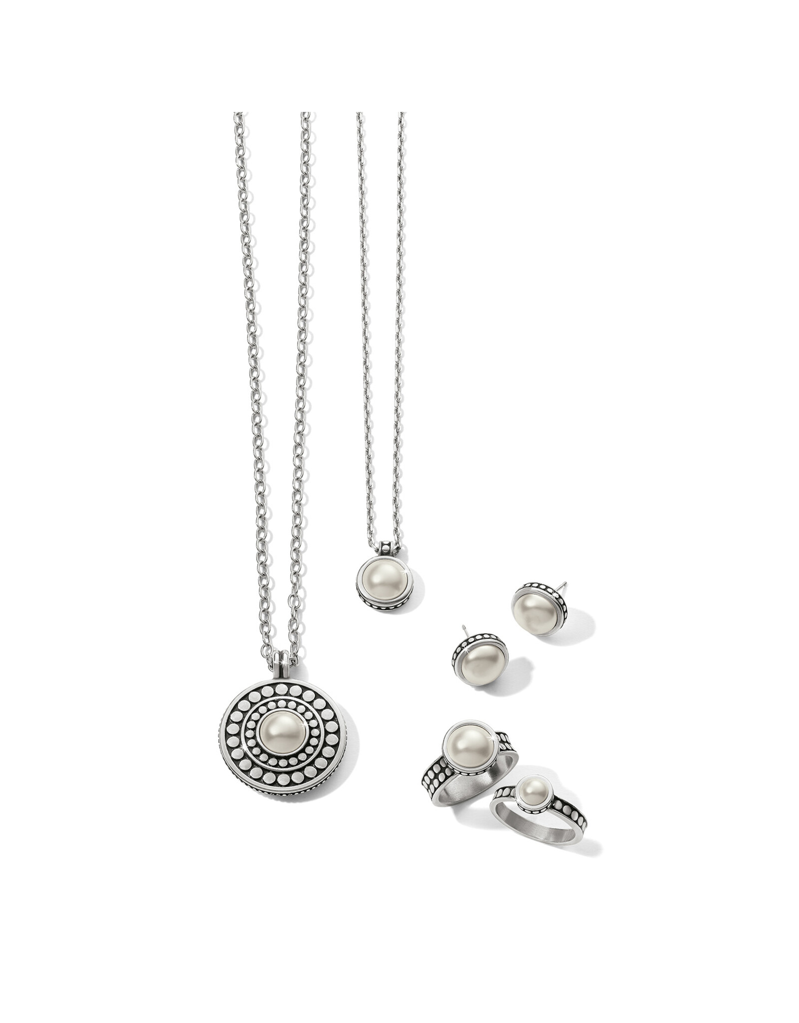 Brighton Brighton JM7424 Pebble Dot Medali Pearl Reversible Necklace
