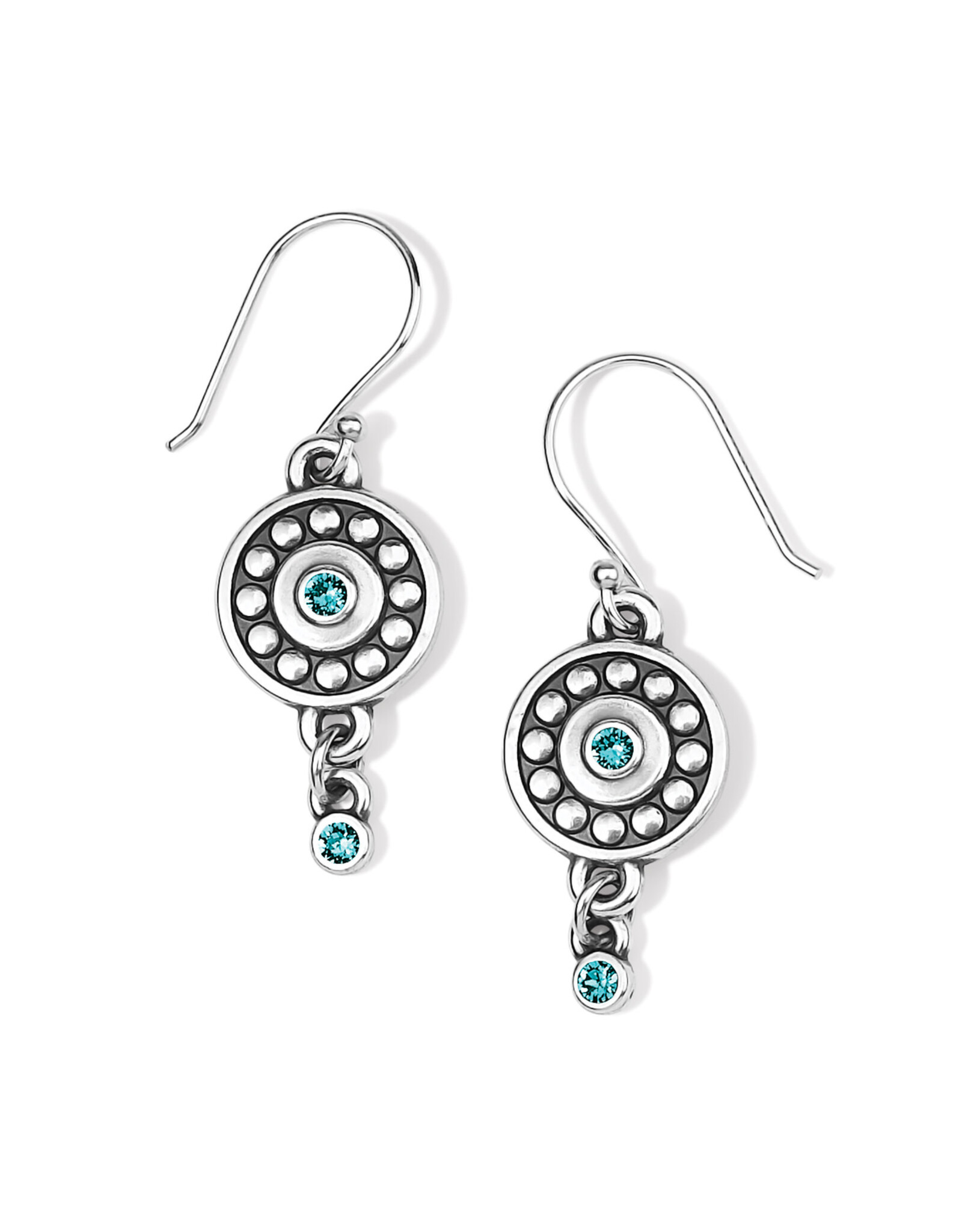 Brighton Brighton JA886L Pebble Dot Medali Reversible French Wire Earrings